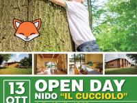 OPEN DAY NIDO "IL CUCCIOLO" - SABATO 13 OTTOBRE ORE 10-12:30